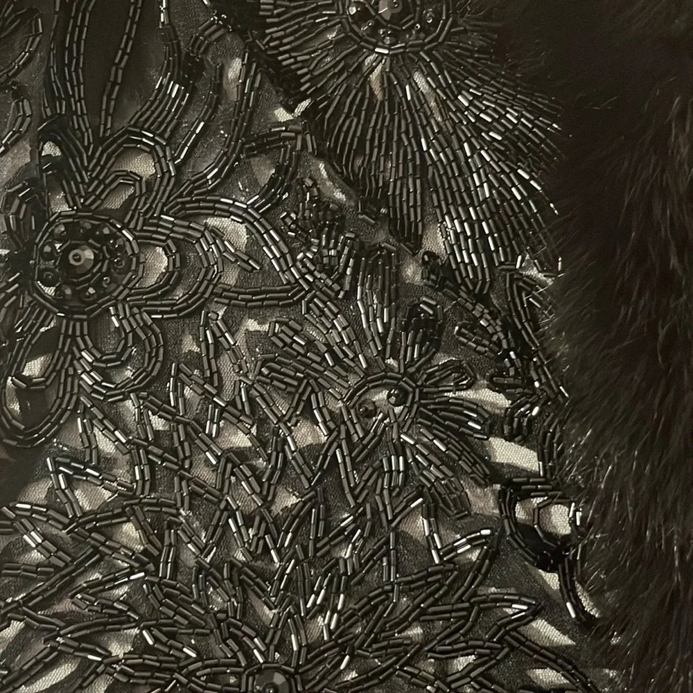 Naeem khan fox fur beaded vest - Picture 9 of 13